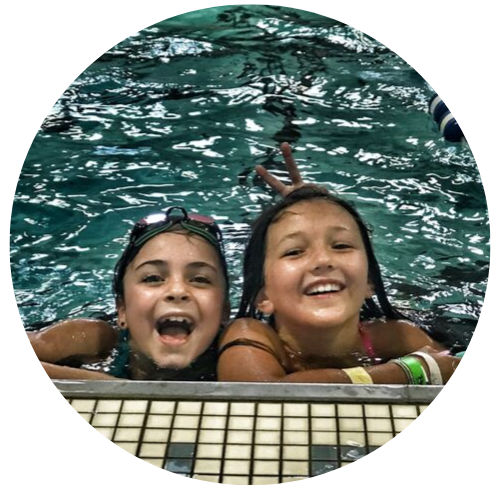 girls pic circle swim