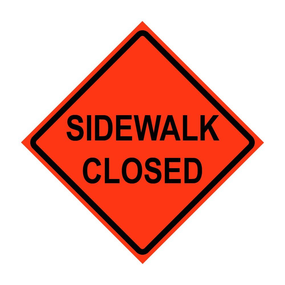 Sidewalk Closed - 1