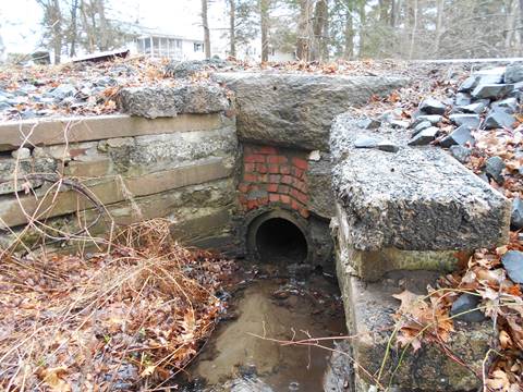 Image of Park Hill Road Culvert Upstream, Before Construction