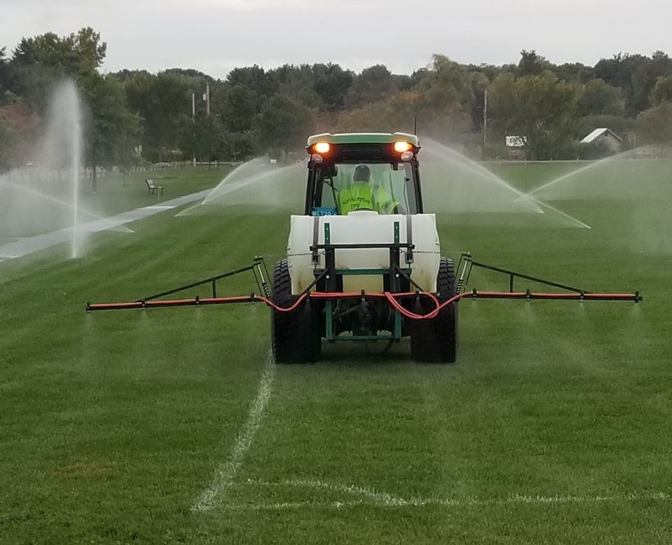 image of nematode spraying