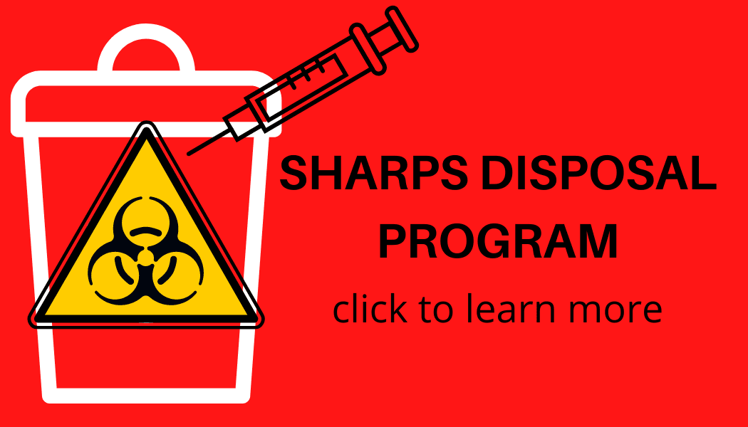 SHARPS DISPOSAL PROGRAM Opens in new window