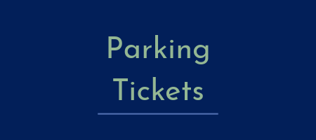 Rectangle that reads Parking Tickets